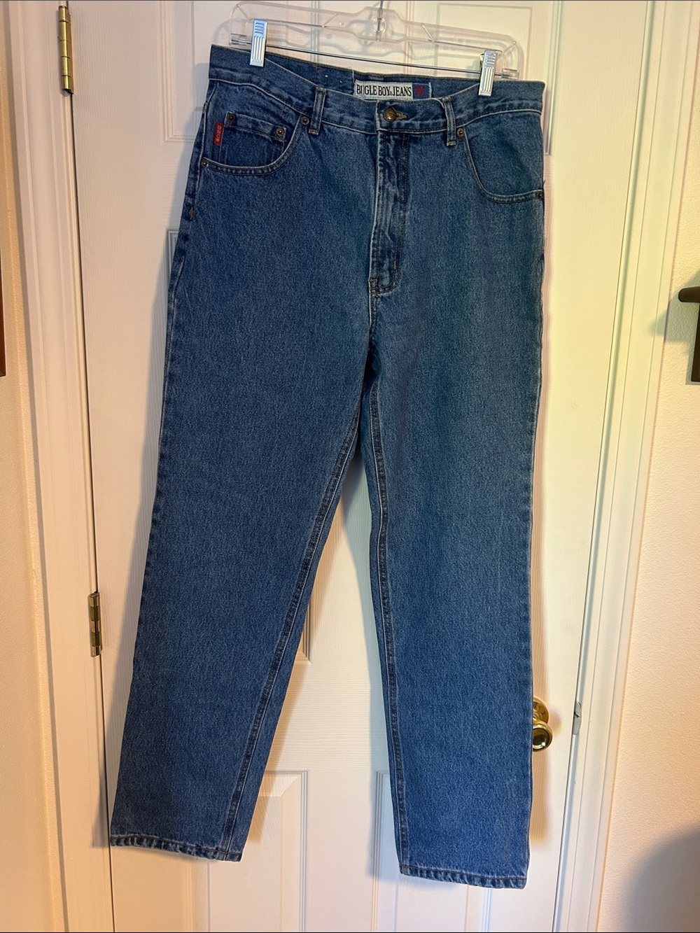 Bugle Boy Mid-Rise Straight Leg Women's Jeans - Blue